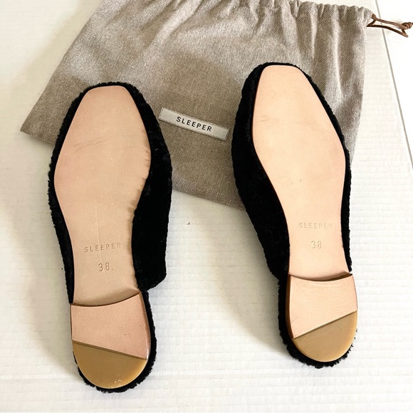 Sleeper shearling slippers in black NWOT - Picture 7 of 7